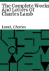 The_complete_works_and_letters_of_Charles_Lamb