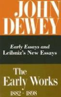 The_early_works_of_John_Dewey__1882-1898
