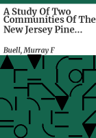 A_study_of_two_communities_of_the_New_Jersey_Pine_Barrens_and_a_comparison_of_methods