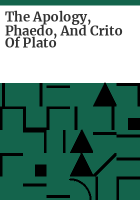 The_apology__Phaedo__and_Crito_of_Plato