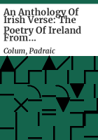 An_anthology_of_Irish_verse