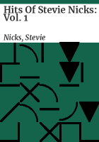 Hits_of_Stevie_Nicks
