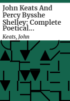 John_Keats_and_Percy_Bysshe_Shelley__complete_poetical_works