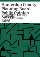 Hunterdon_County_Planning_Board_public_opinion_survey