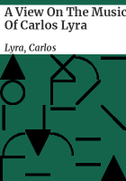 A_view_on_the_music_of_Carlos_Lyra