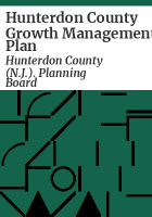 Hunterdon_County_growth_management_plan