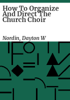 How_to_organize_and_direct_the_church_choir